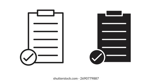 Icono de control de Portapapeles Símbolo de Vector simple