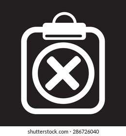 Clipboard check list icon