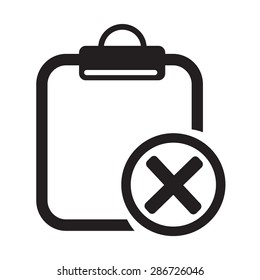 Clipboard check list icon