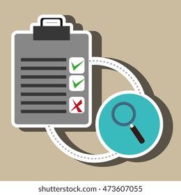 clipboard check list shipping vector illustration eps 10