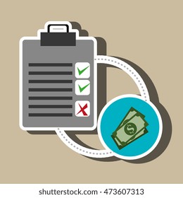 clipboard check list shipping vector illustration eps 10