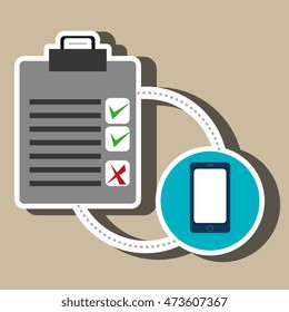 clipboard check list shipping vector illustration eps 10