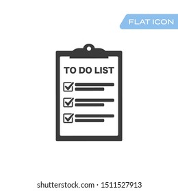 	
Clipboard and check marks. Flat style design vector illustration