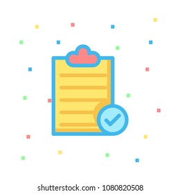 clipboard check tick 