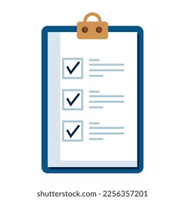 clipboard checklist document isolated icon