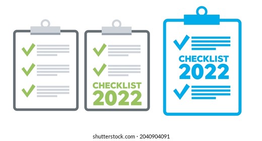 Clipboard checklist flat design. Check list vector illustration