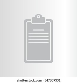 Clipboard or checklist icon