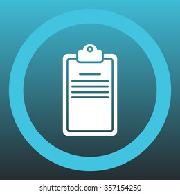 Clipboard or checklist icon