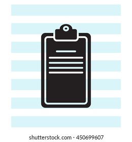 Clipboard or checklist icon