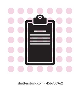 Clipboard or checklist icon