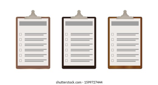 clipboard checklist icon for documents with check marks