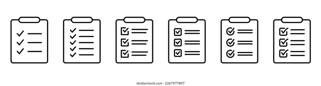 Clipboard and checklist icon. Project management, questionnaire icon. To do list vector icon for web site and app design.