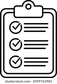 Clipboard with checklist icon, symbol for web site and app design. Vector illstration. Clipboard with checklist icon, symbol for web site and app design. Vector illustration isolated on the background