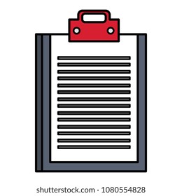clipboard checklist isolated icon