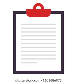 clipboard checklist isolated icon