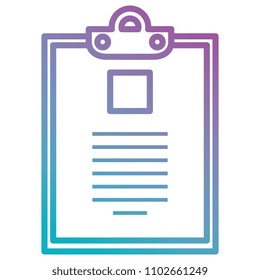 clipboard checklist isolated icon