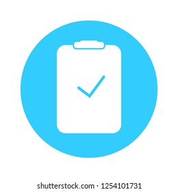 clipboard checklist vector icon iilustration