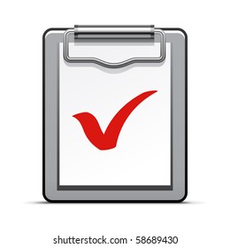 Clipboard with checkmark