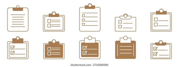 marca de seleção da área de transferência ícone da lista de tarefas vetor negócios para fazer lista progresso gerenciamento de documentos símbolo ilustração para web e design de modelo de aplicativo