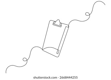 ilustração vetor de contorno minimalista de desenho de uma linha contínua da área de transferência
