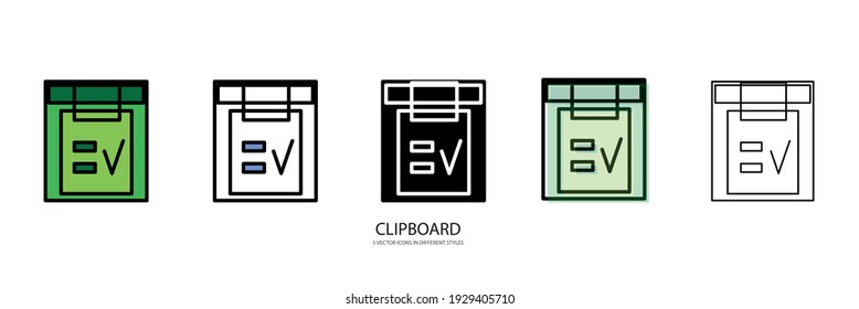 clipboard copy vetor type icon