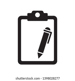 clipboard, document, checklist icon vector