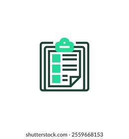 Clipboard with Document Icon. linear style sign for mobile concept and web design. Outline vector icon. Symbol, logo illustration. Vector