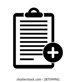 Clipboard Document Icon - Vector