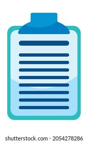 clipboard with document page design
