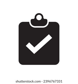 Clipboard document paper vector icon
