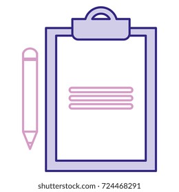 clipboard document with pencil
