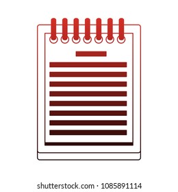 Clipboard document symbol on red lines