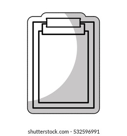 clipboard documents isolated icon vector illustration design