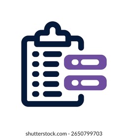 ícone duotônico da área de transferência. Ícone vetorial moderno e elegante para sites, aplicativos móveis, materiais de marketing e design corporativo. Totalmente dimensionável e pronto para uso.