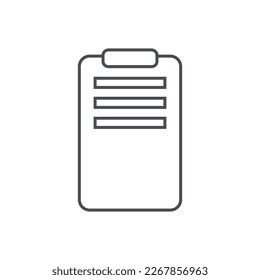 Archivo portapapeles documento de icono aislado ilustración vectorial diseño vectorial