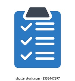 clipboard glyph double color