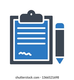 clipboard glyph double color