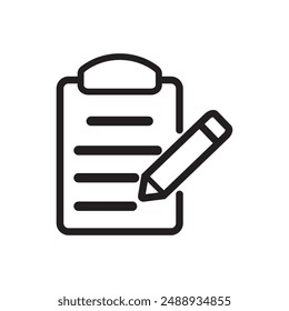 clipboard glyph icon, Take customer feedback and evaluation vector symbol, Survey icon, qualitative inquiry document clipboard sign.