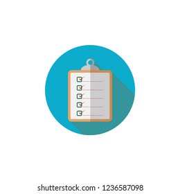 Clipboard graphic design template vector illustration