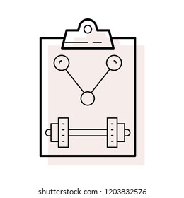 clipboard  gym  fitness 