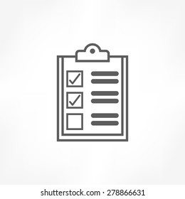 clipboard icon