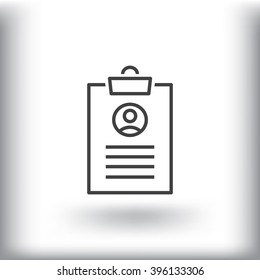 clipboard icon