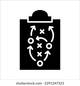Icono del portapapeles. Estilo plano negro sobre fondo blanco.