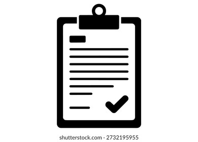 Icono de Portapapeles con una marca de verificación, que representa la Aprobación y la finalización de tareas