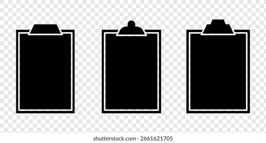 Icono de Portapapeles. Icono de lista de comprobación de un documento aprobado. Proyecto completado. Icono de tareas. Tarea completada. Lista de verificación, símbolo de signo de Portapapeles para Sitio web y diseño App. estilo de línea mínima. Diseño eps 10. 