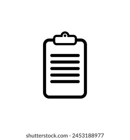 Icono de Portapapeles. Icono Lista de comprobación. Icono de lista