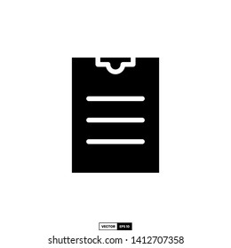 clipboard icon, design inspiration vector template for education web design or mobile app