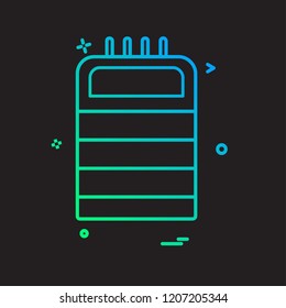 Clipboard icon design vector