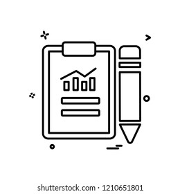 Clipboard icon design vector