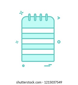 Clipboard icon design vector